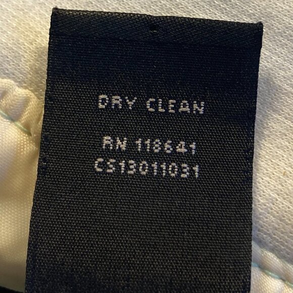 Lane Bryant SZ 26 Aqua & Cream Zip front Jacket Academia Modern Career Y2K - Picture 8 of 8